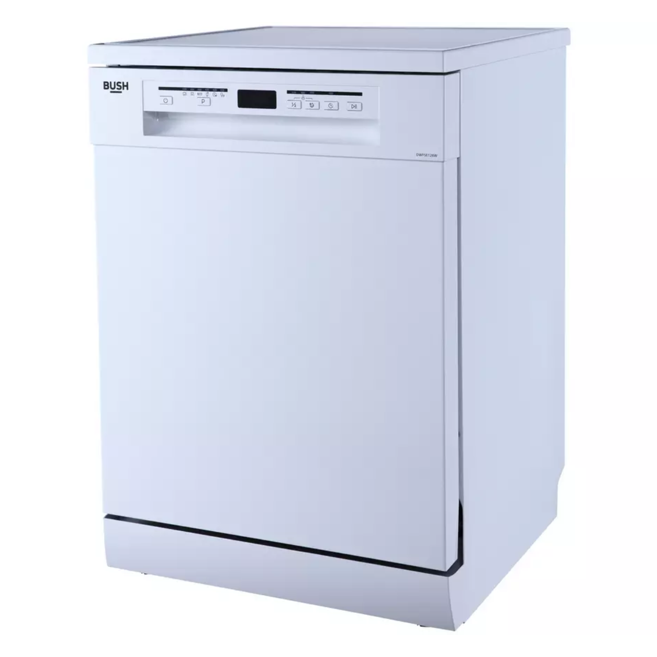 Bush DWFSE126W Full Size Dishwasher - White - E Rated  (EX-DISPLAY/C)