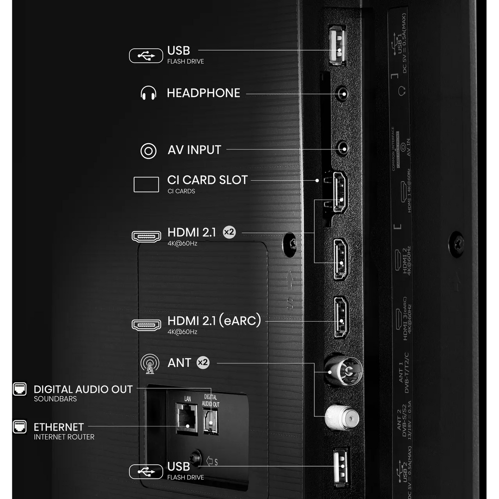 Hisense E7Q 65" 4K Ultra HD QLED Smart TV - 65E78QTUK