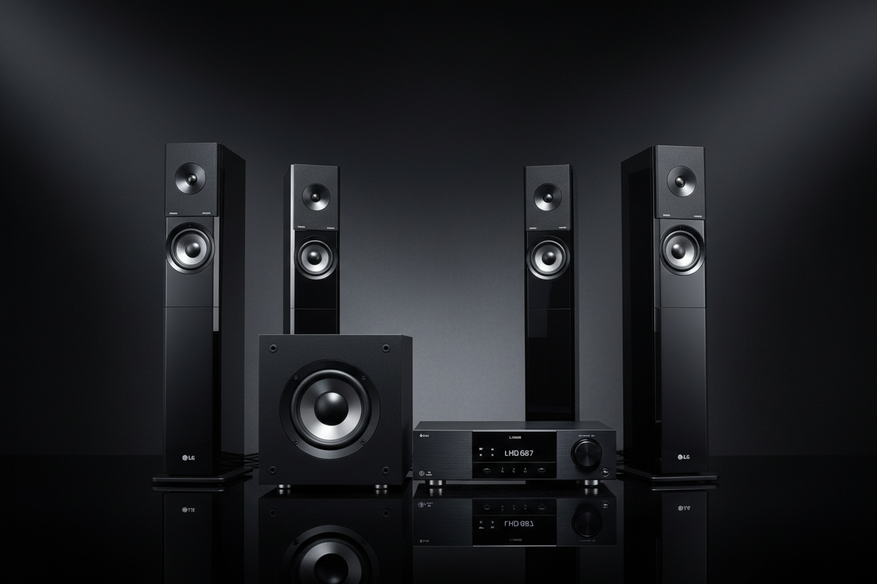LG Home Theater System 1250W 4.2CH (LHD687) — Warranty Inclusive
